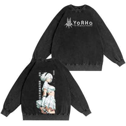NieR: Automata Washed T-shirt/Crewneck/Hoodie