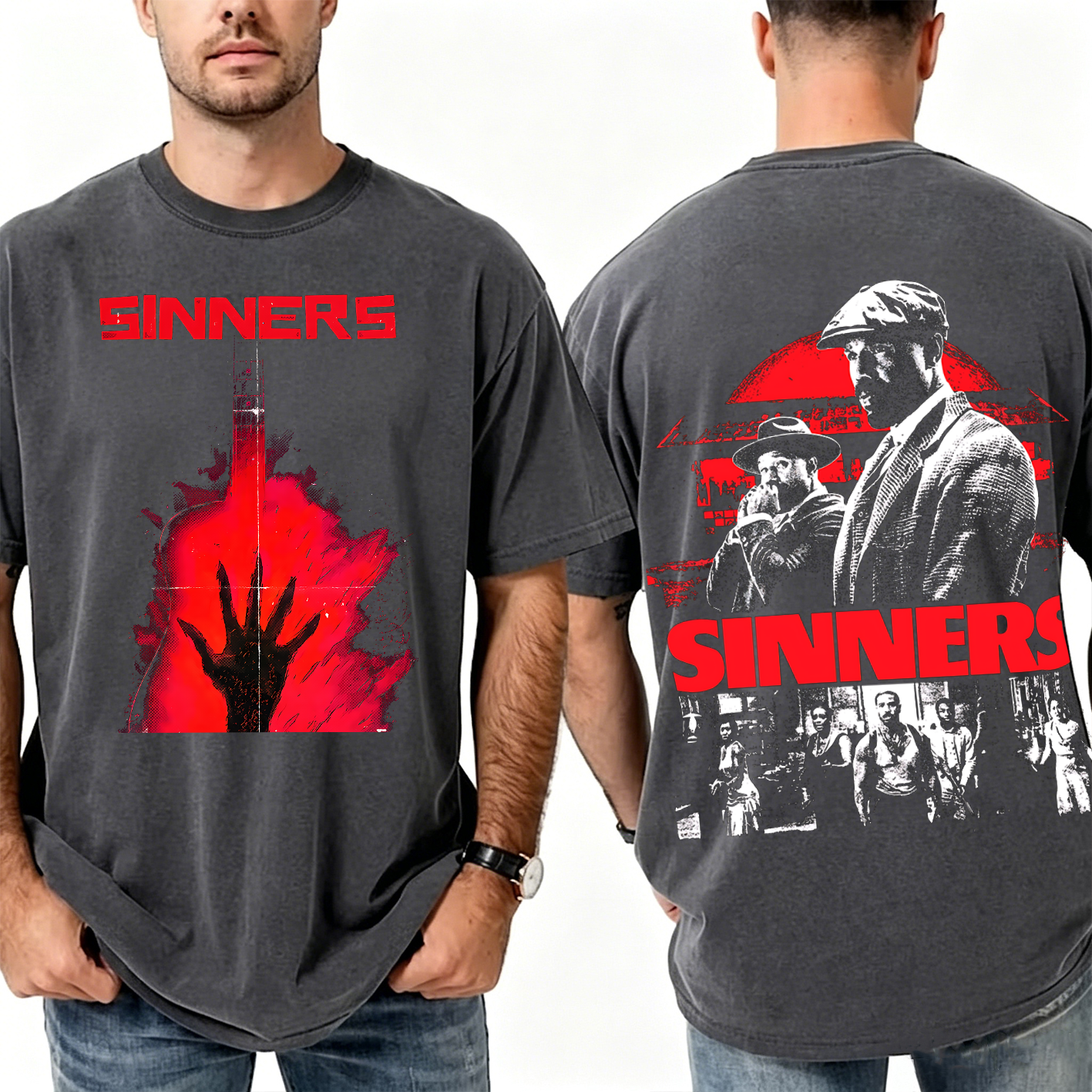 Sinners Movie Oversized T-shirt/Crewneck/Hoodie