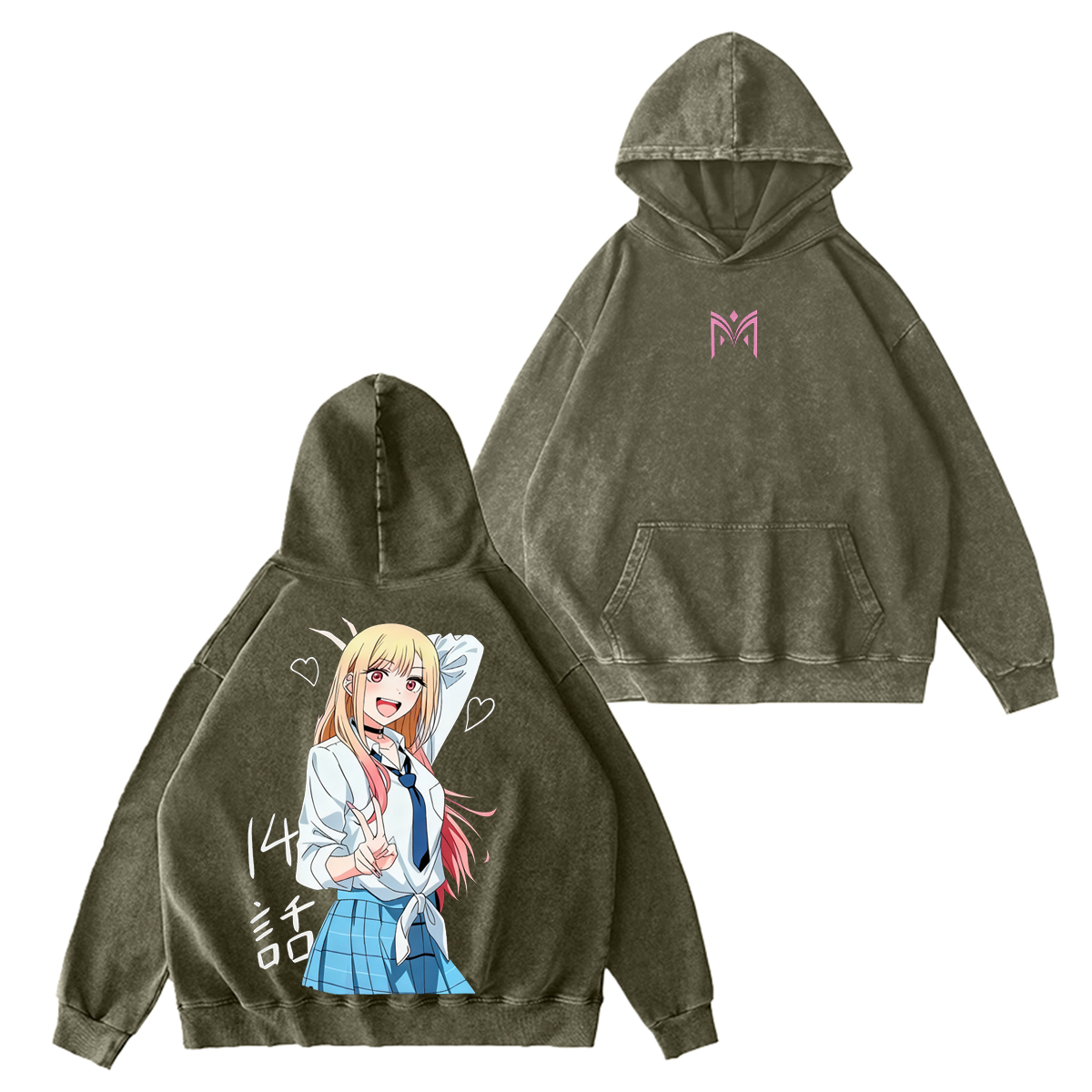 Marin Kitagawa My Dress-Up Expert Oversized Washed T-shirt/Crewneck/Hoodie