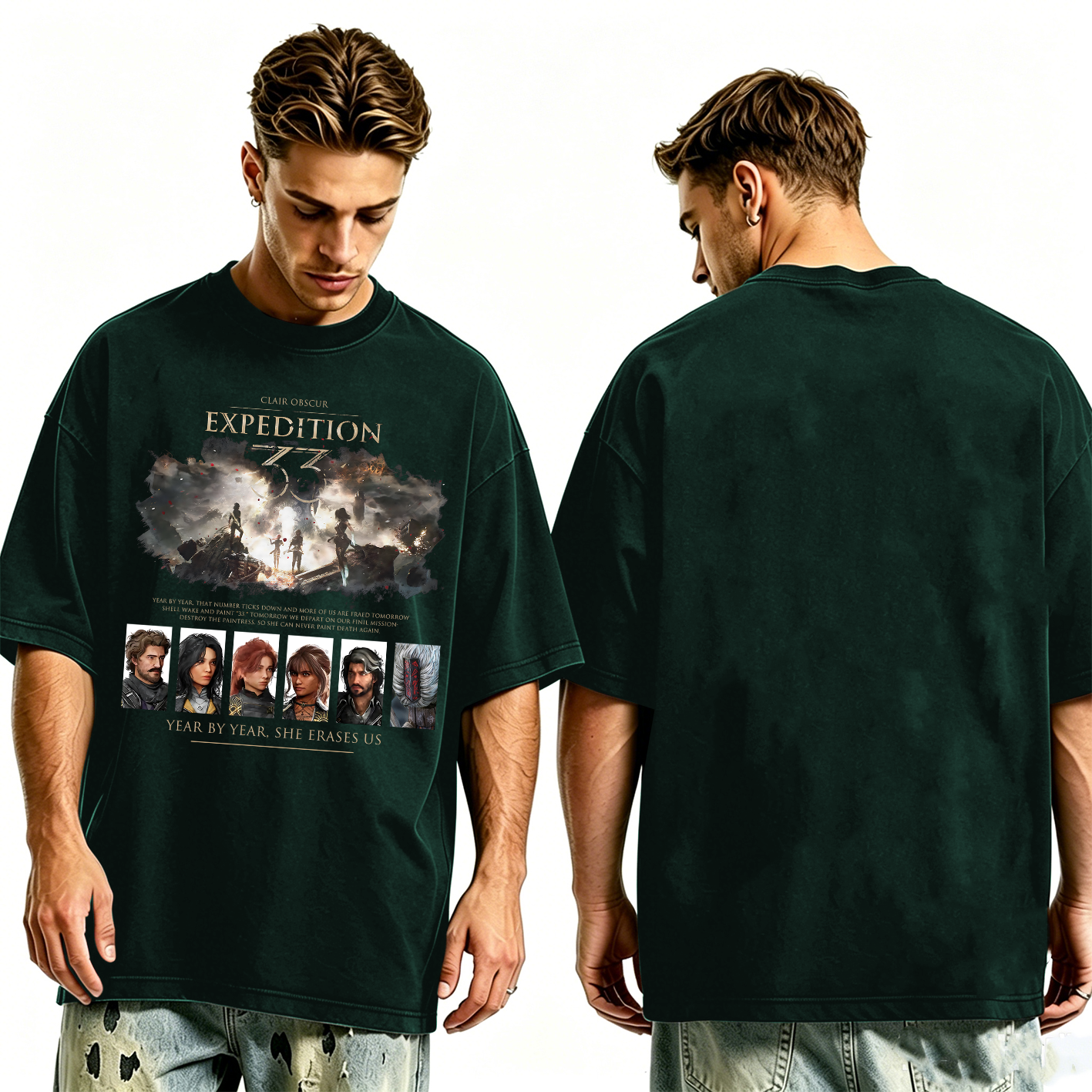 Clair Obscur Expedition 33 Oversized T-shirt/Crewneck/Hoodie