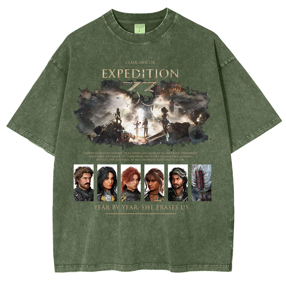 Clair Obscur Expedition 33 Oversized T-shirt/Crewneck/Hoodie