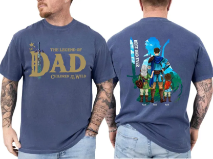 Zelda Dad Personalized The Legend Of Dad Shirt