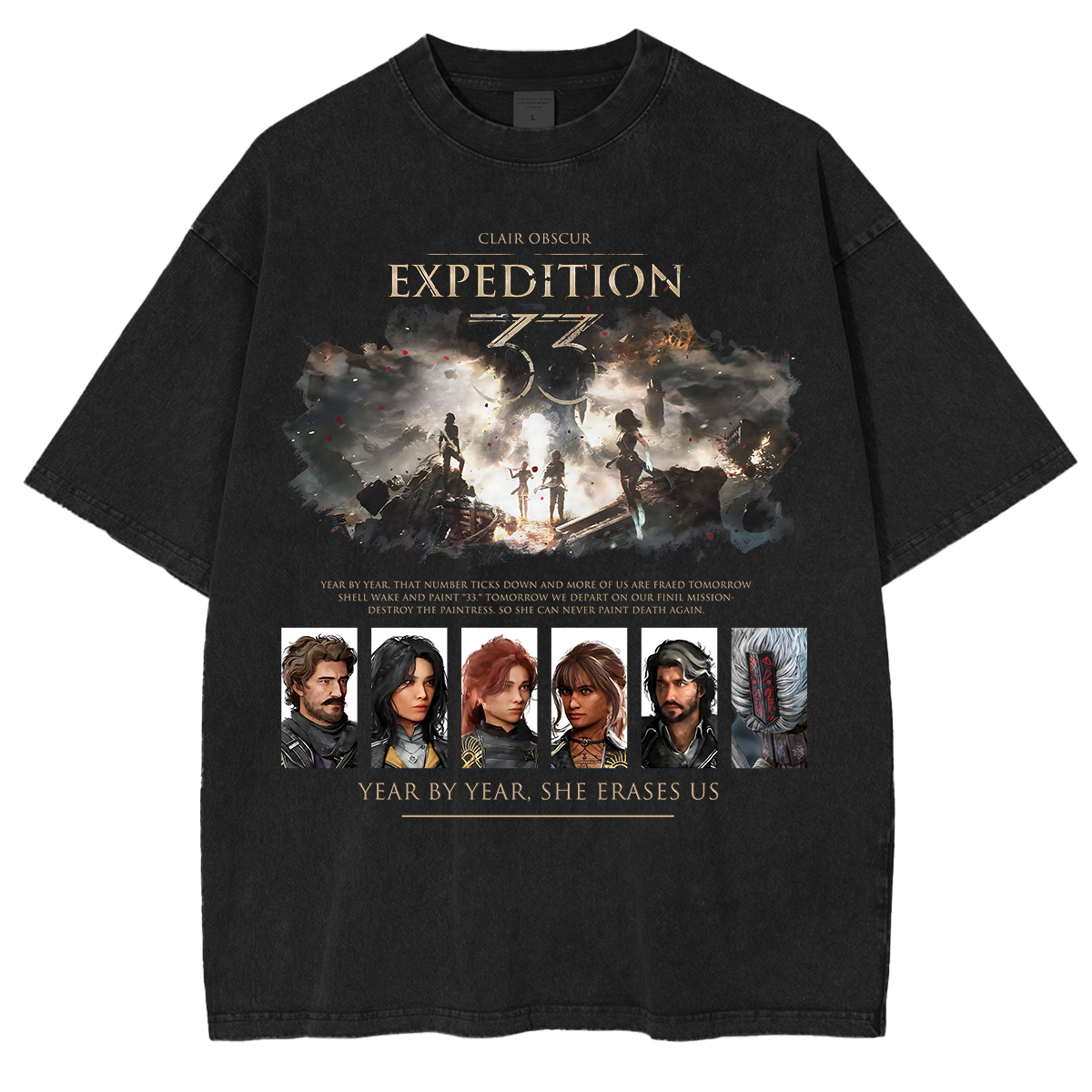 Clair Obscur Expedition 33 Oversized T-shirt/Crewneck/Hoodie