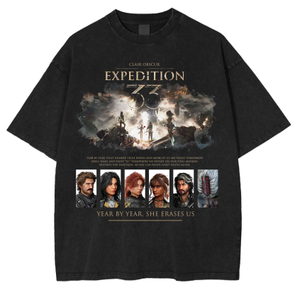 Clair Obscur Expedition 33 Oversized T-shirt/Crewneck/Hoodie