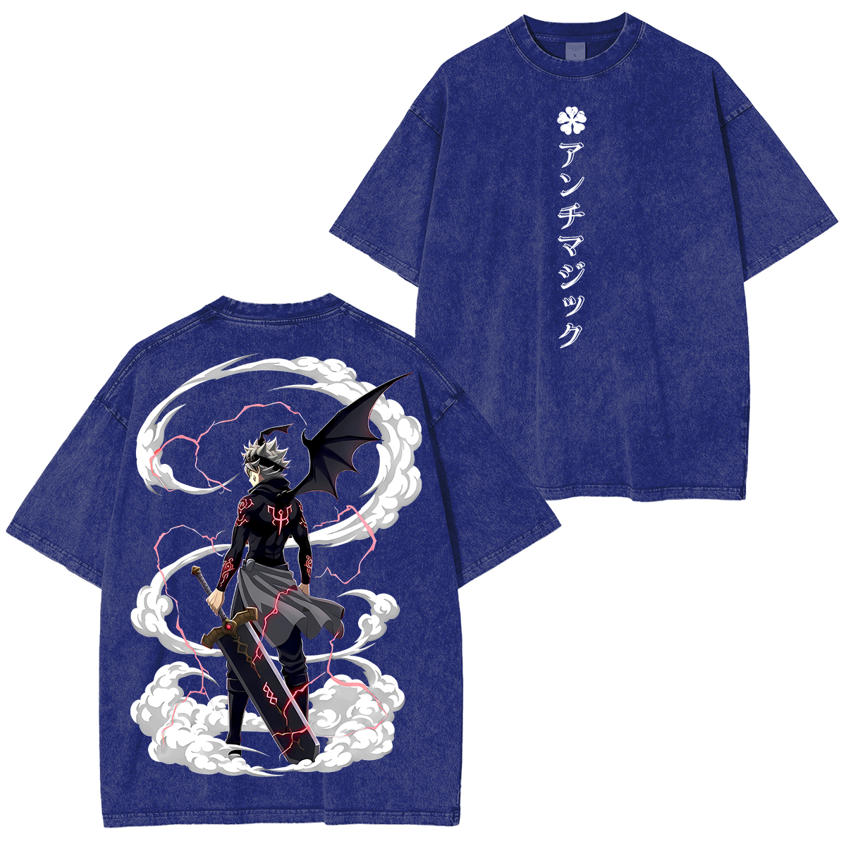 Asta Black Clover  Washed T-shirt/Crewneck/Hoodie
