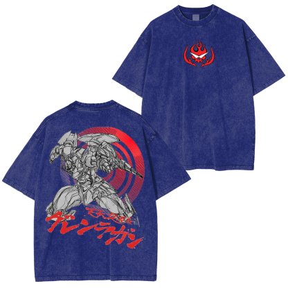 Vintage Gurren Lagann Unisex Washed T-Shirt