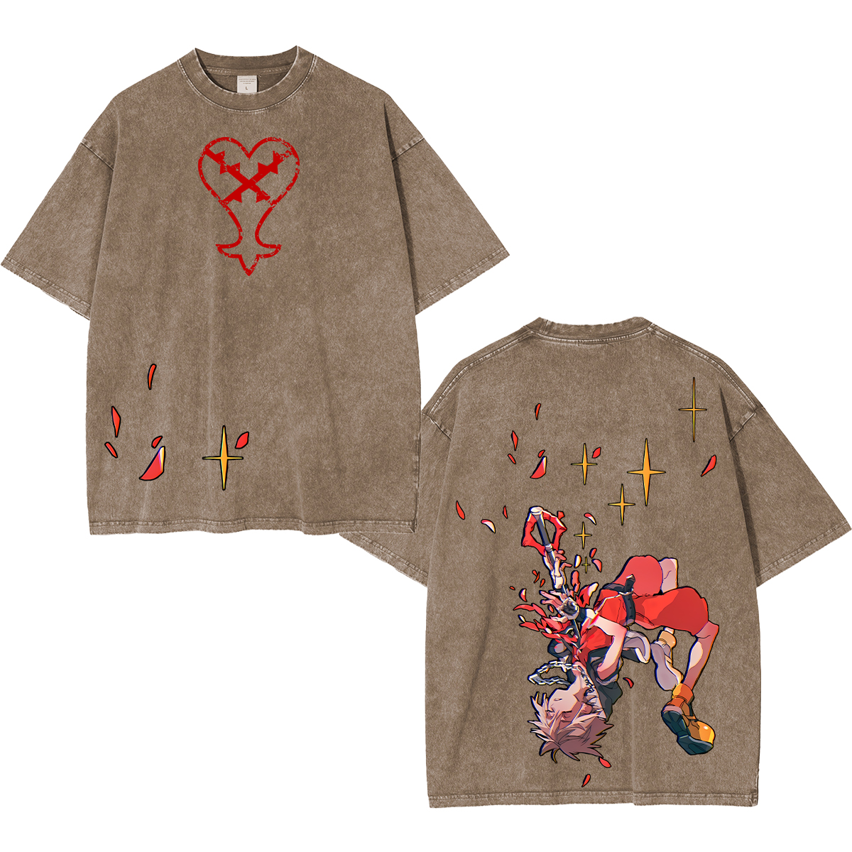 Kingdom Hearts Childhood Memories Unisex Washed T-Shirt