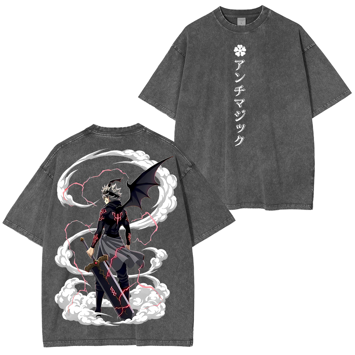 Asta Black Clover  Washed T-shirt/Crewneck/Hoodie