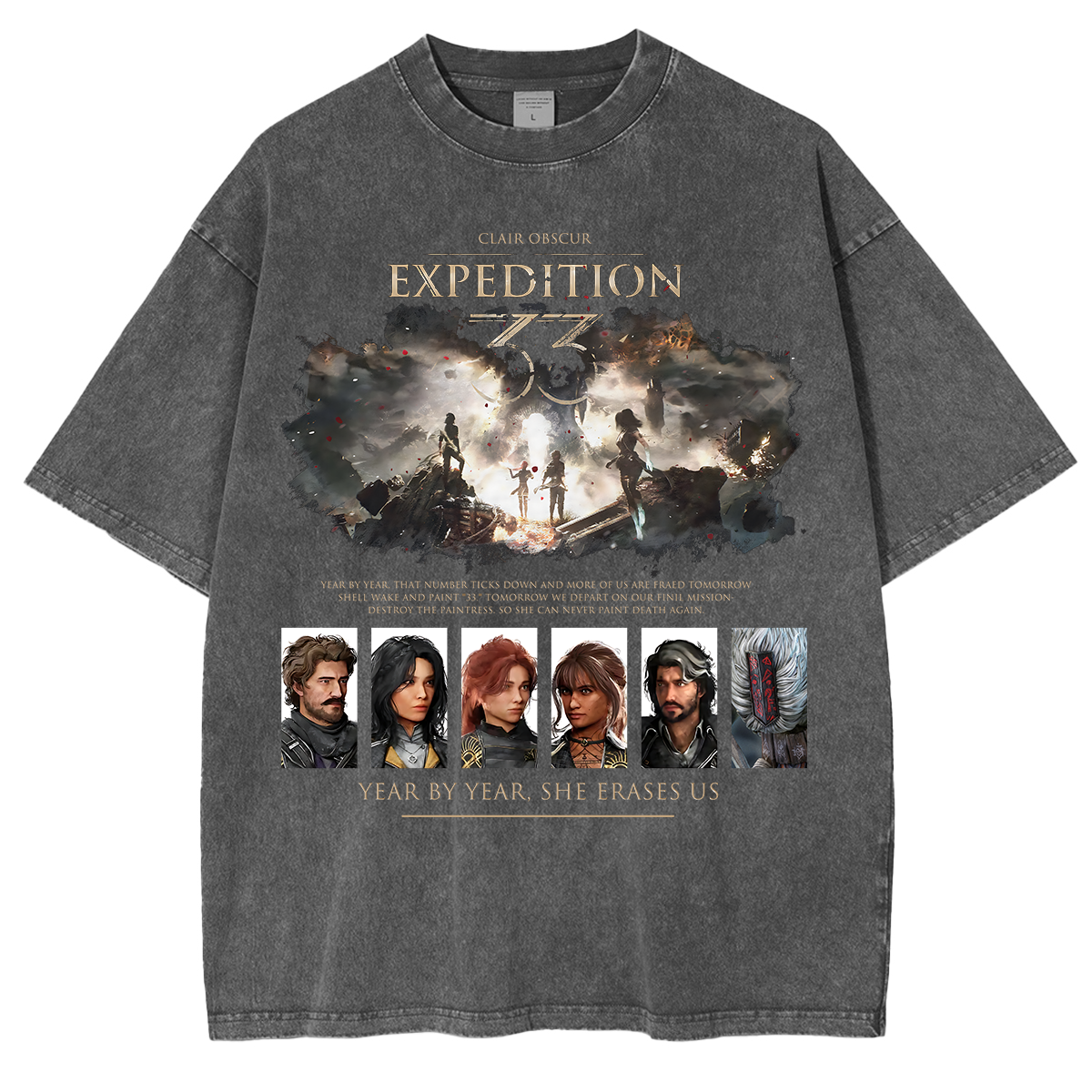 Clair Obscur Expedition 33 Oversized T-shirt/Crewneck/Hoodie
