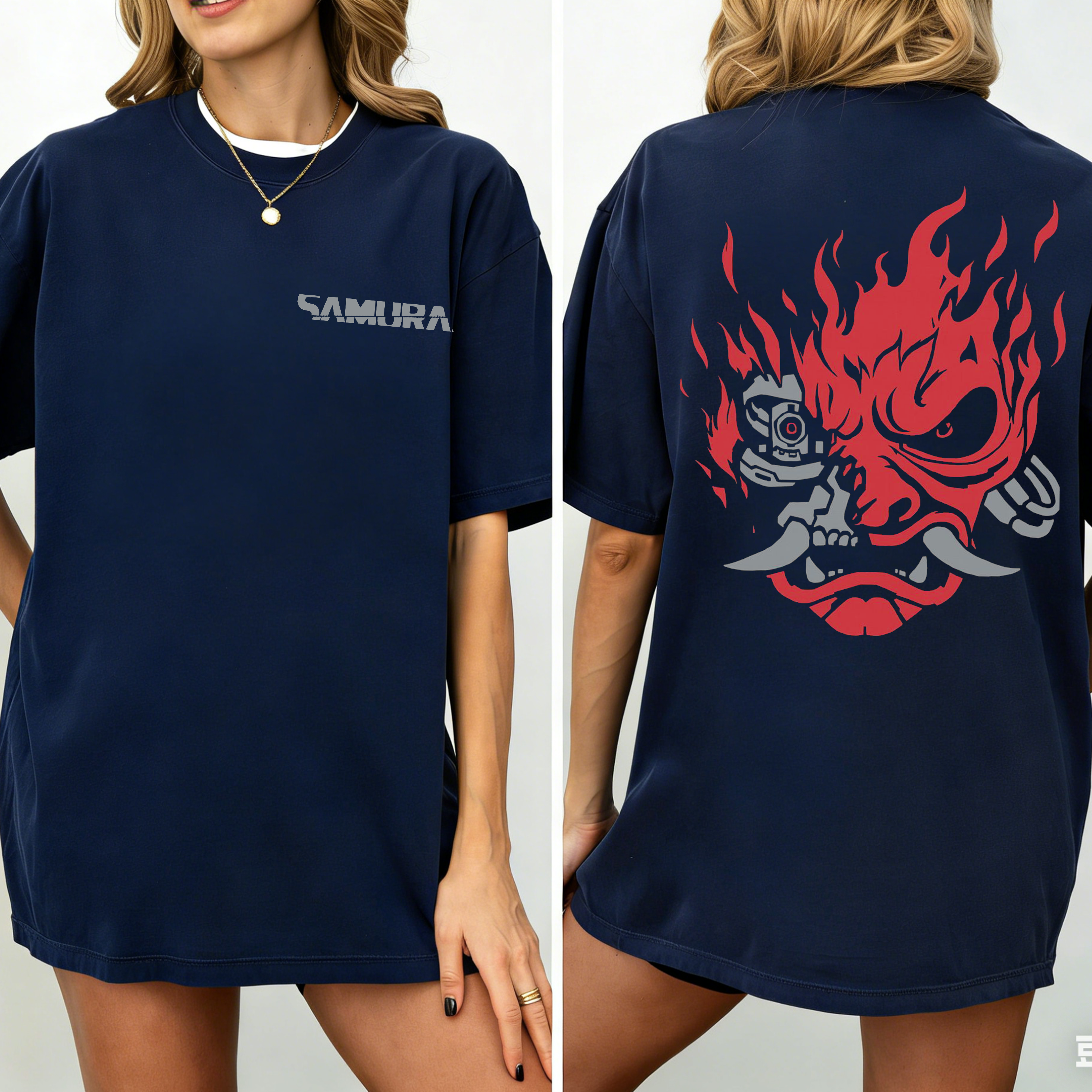 Cyberpunk Samurai Unisex T-shirt/Crewneck/Hoodie