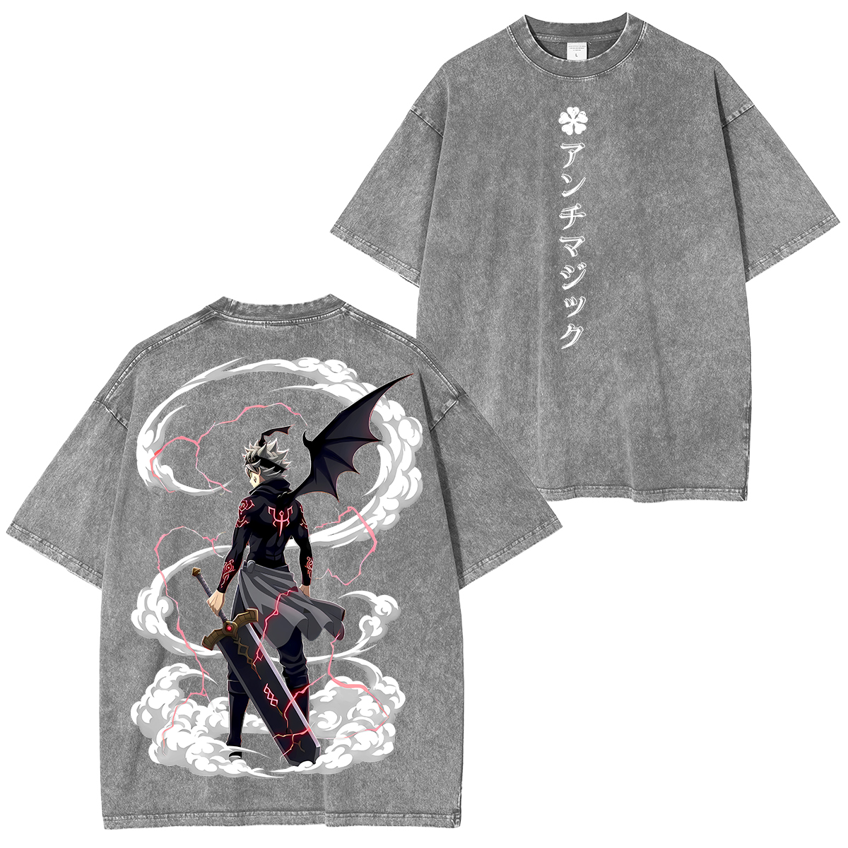 Asta Black Clover  Washed T-shirt/Crewneck/Hoodie