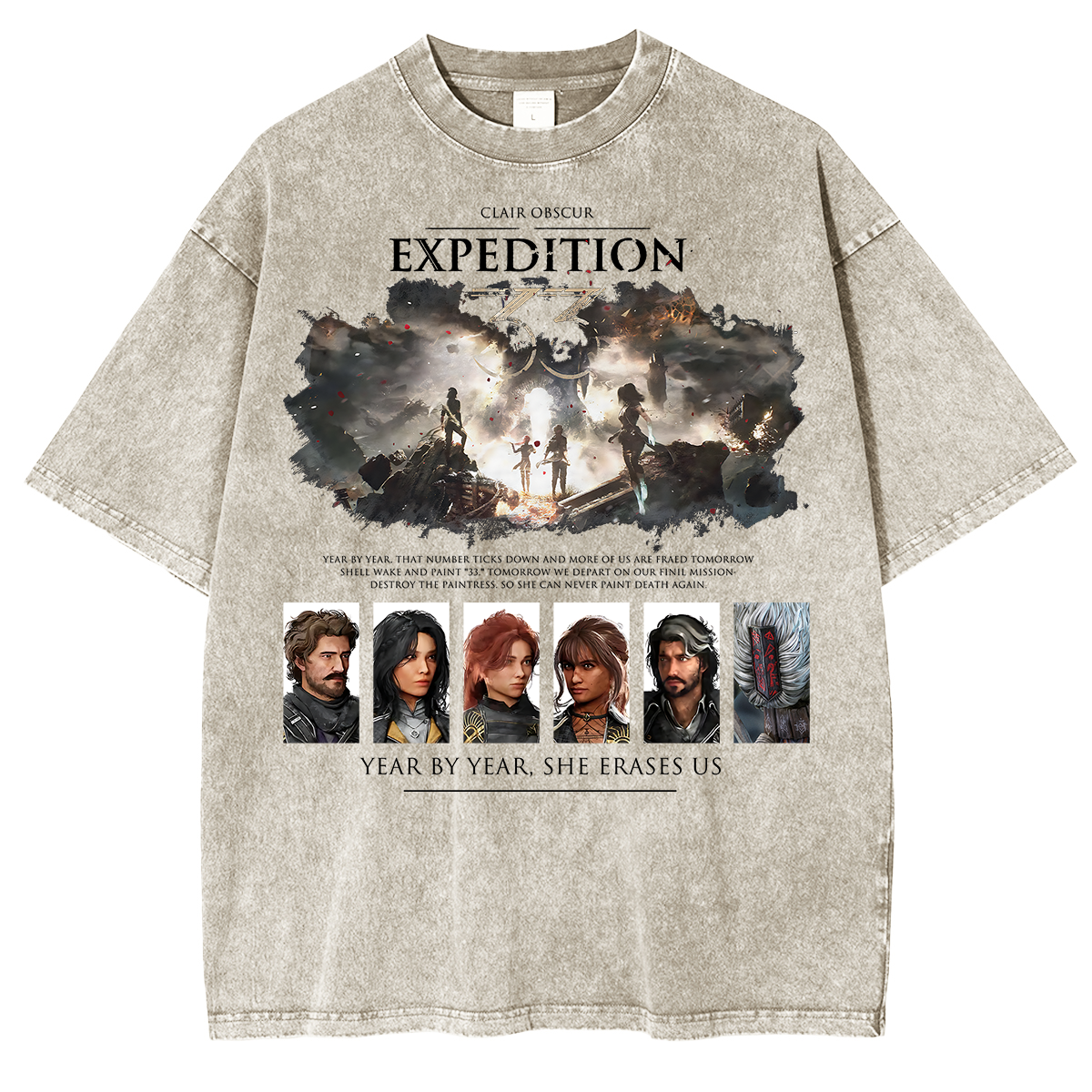 Clair Obscur Expedition 33 Oversized T-shirt/Crewneck/Hoodie