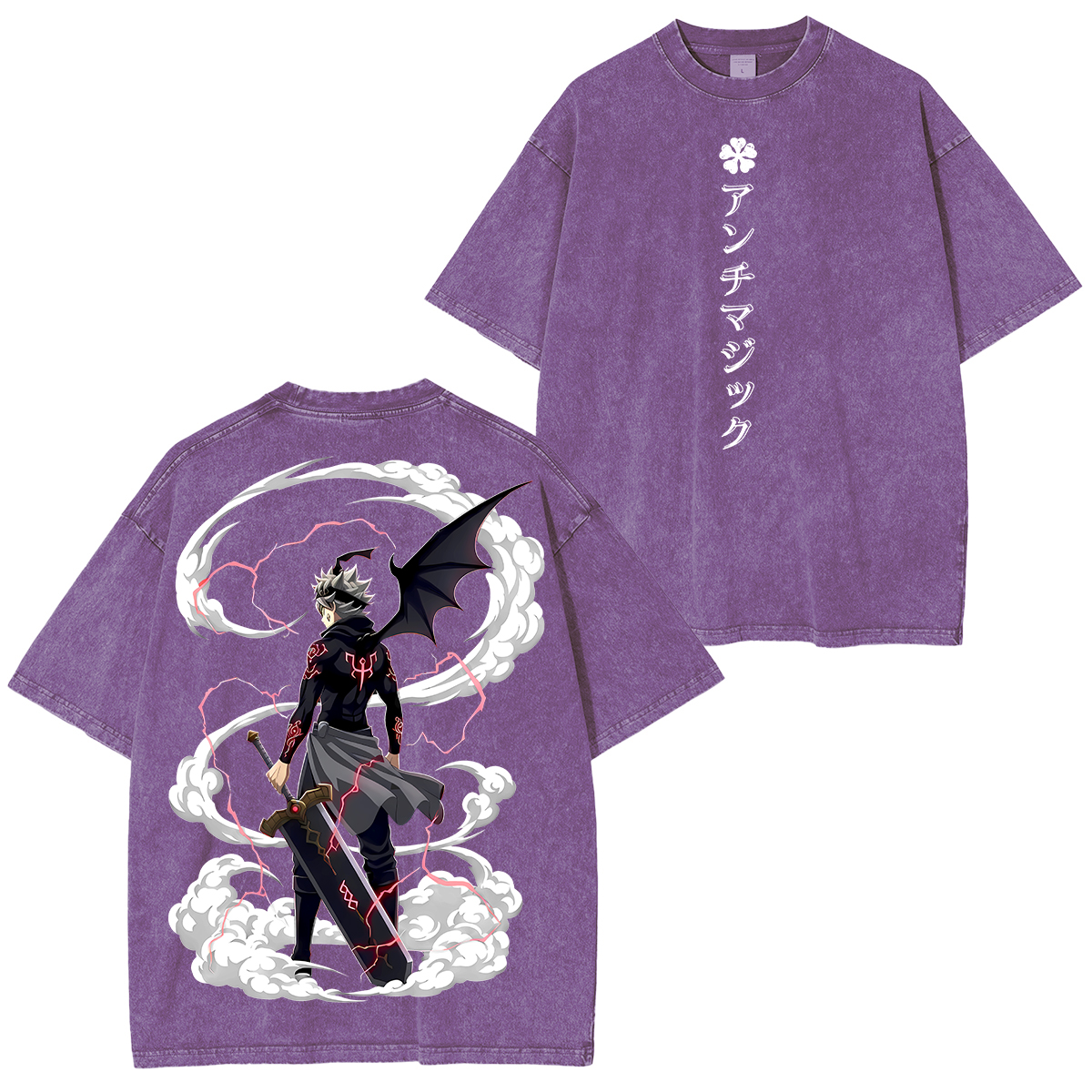 Asta Black Clover  Washed T-shirt/Crewneck/Hoodie