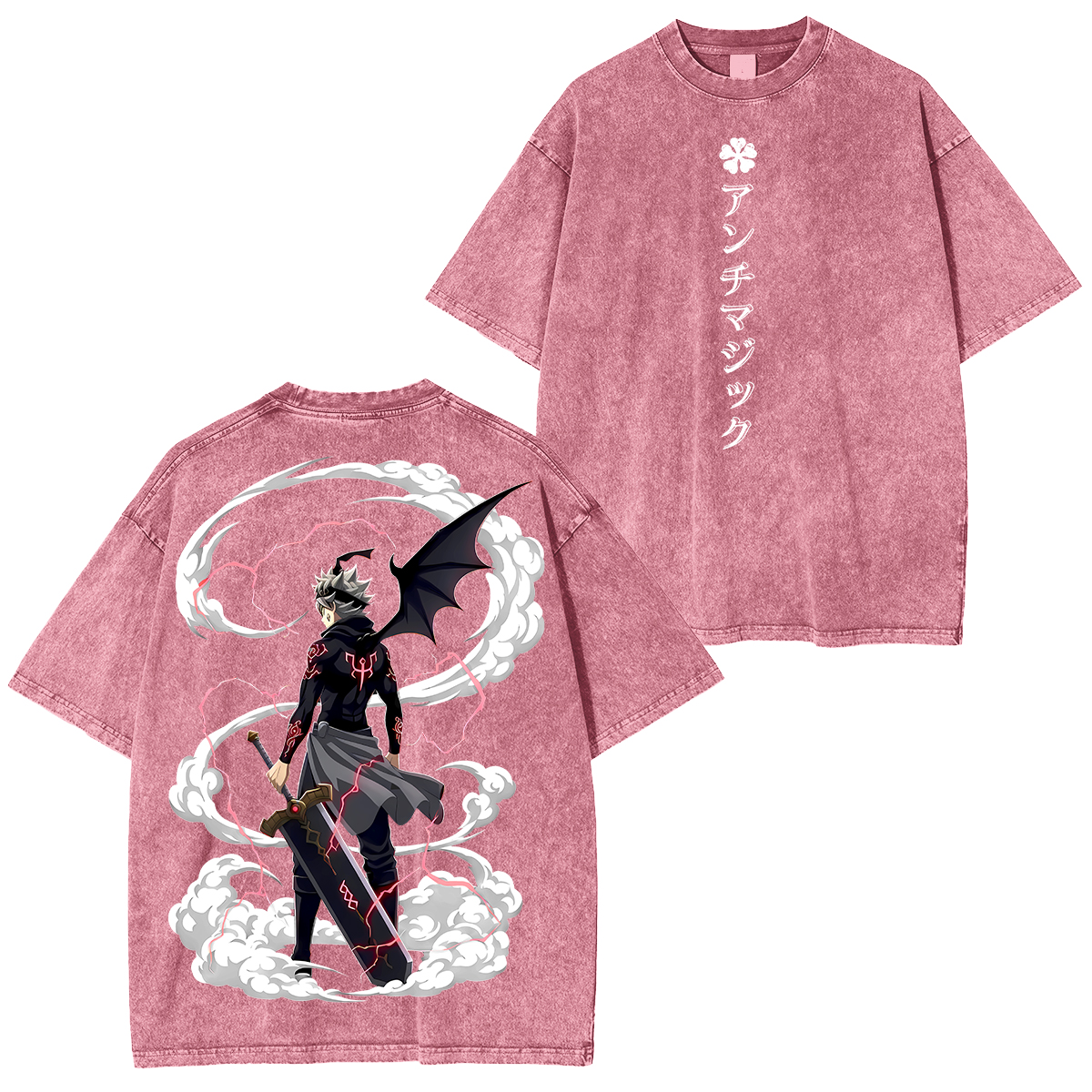 Asta Black Clover  Washed T-shirt/Crewneck/Hoodie