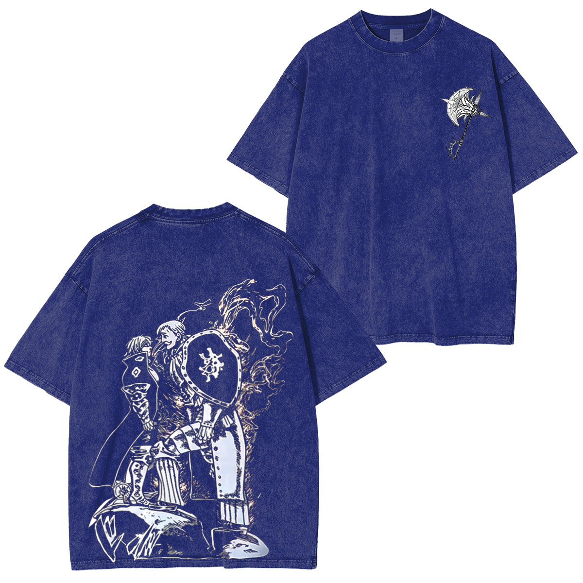 The Seven Deadly Sins Anime  Unisex Washed T-Shirt