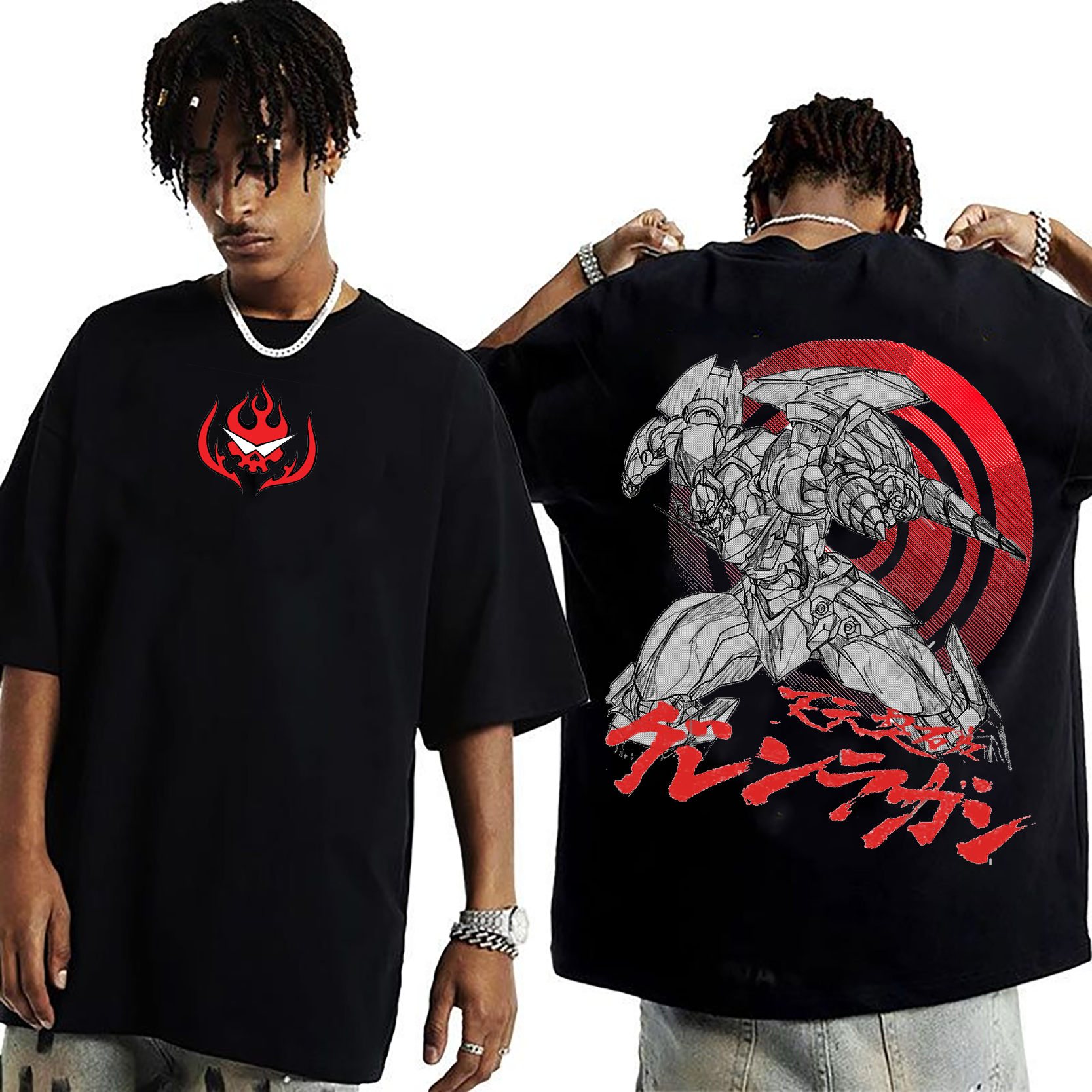 Vintage Gurren Lagann Unisex Washed T-Shirt