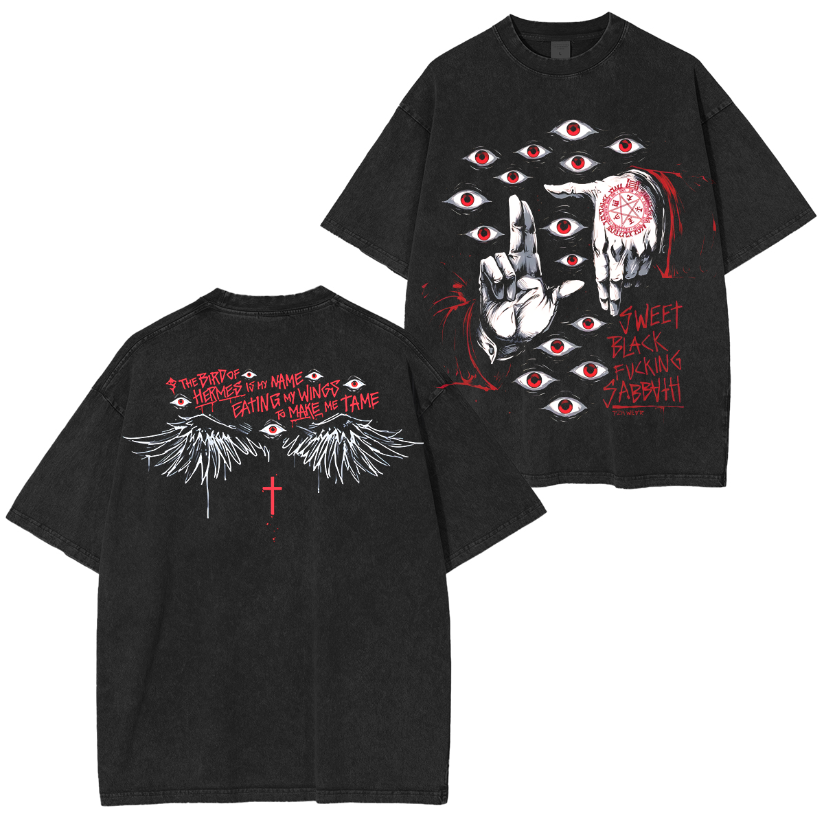 Hellsing Anime Unisex Washed T-Shirt