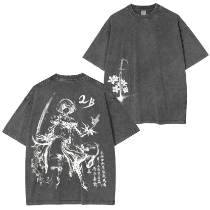 2B-nierautomata2b Graphic Print T-Shirt