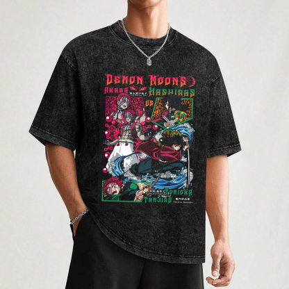 Akaza vs Tomioka X Tanjiro  T-shirt/Crewneck/Hoodie