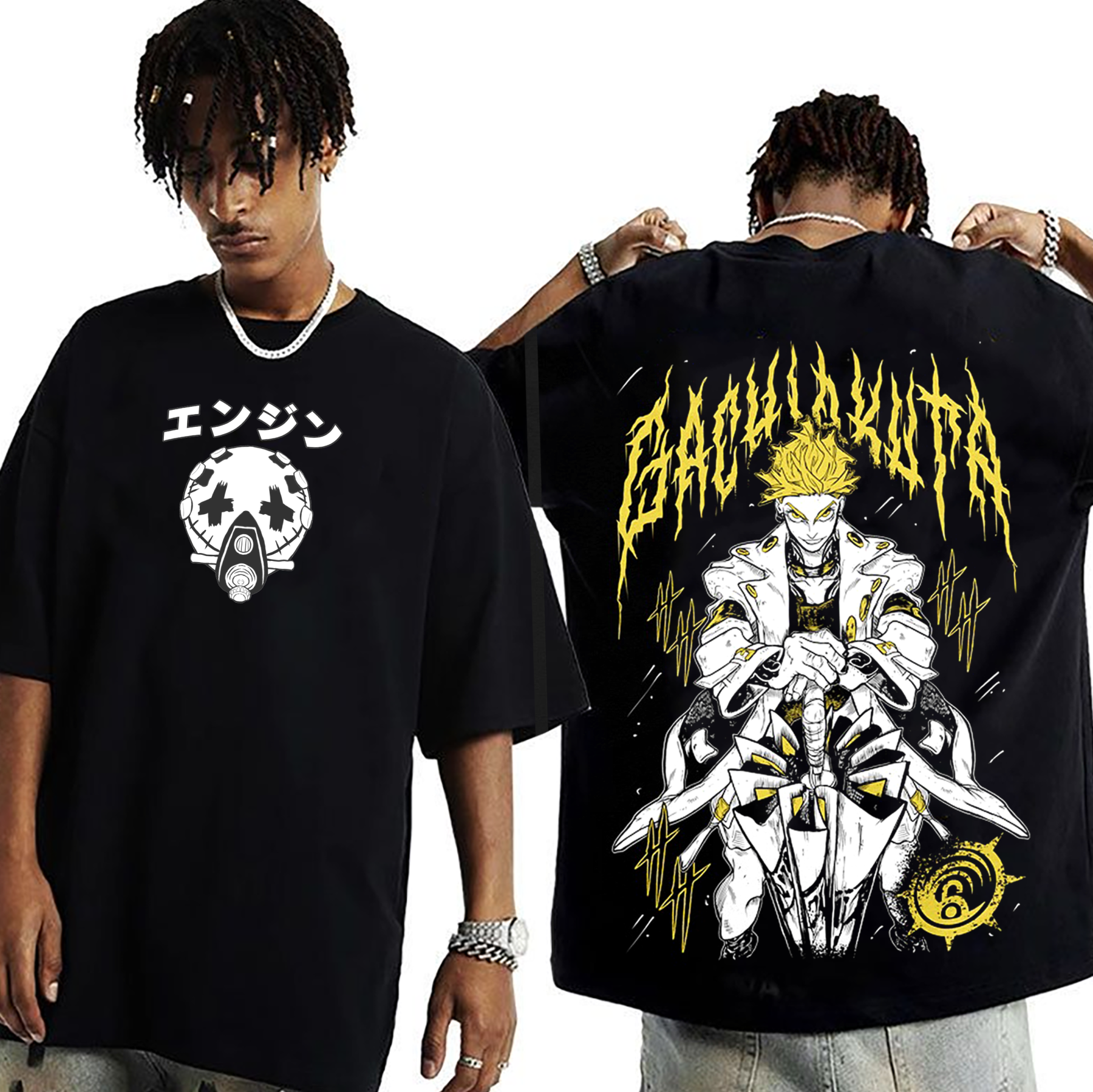 Gachiakuta Enjin Mask Oversized T-shirt/Crewneck/Hoodie