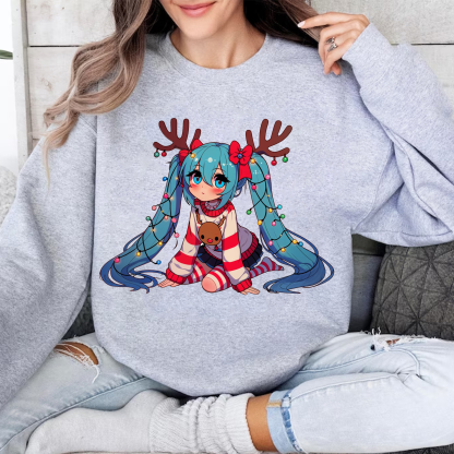 Christmas Hatsune Miku Unisex T-shirt/Crewneck/Hoodie