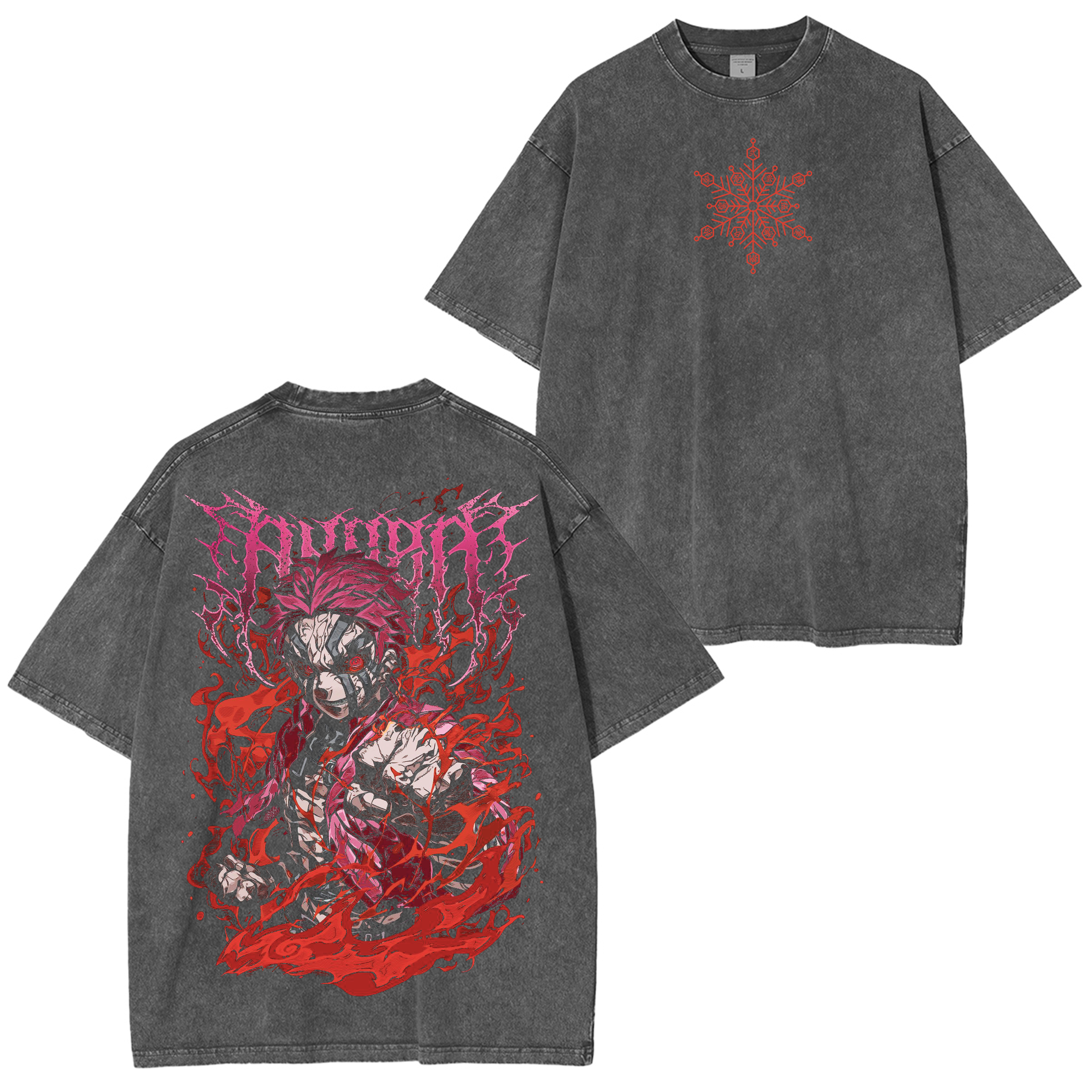 Akaza ,Demon Slayer Anime Oversized T-shirt/Crewneck/Hoodie