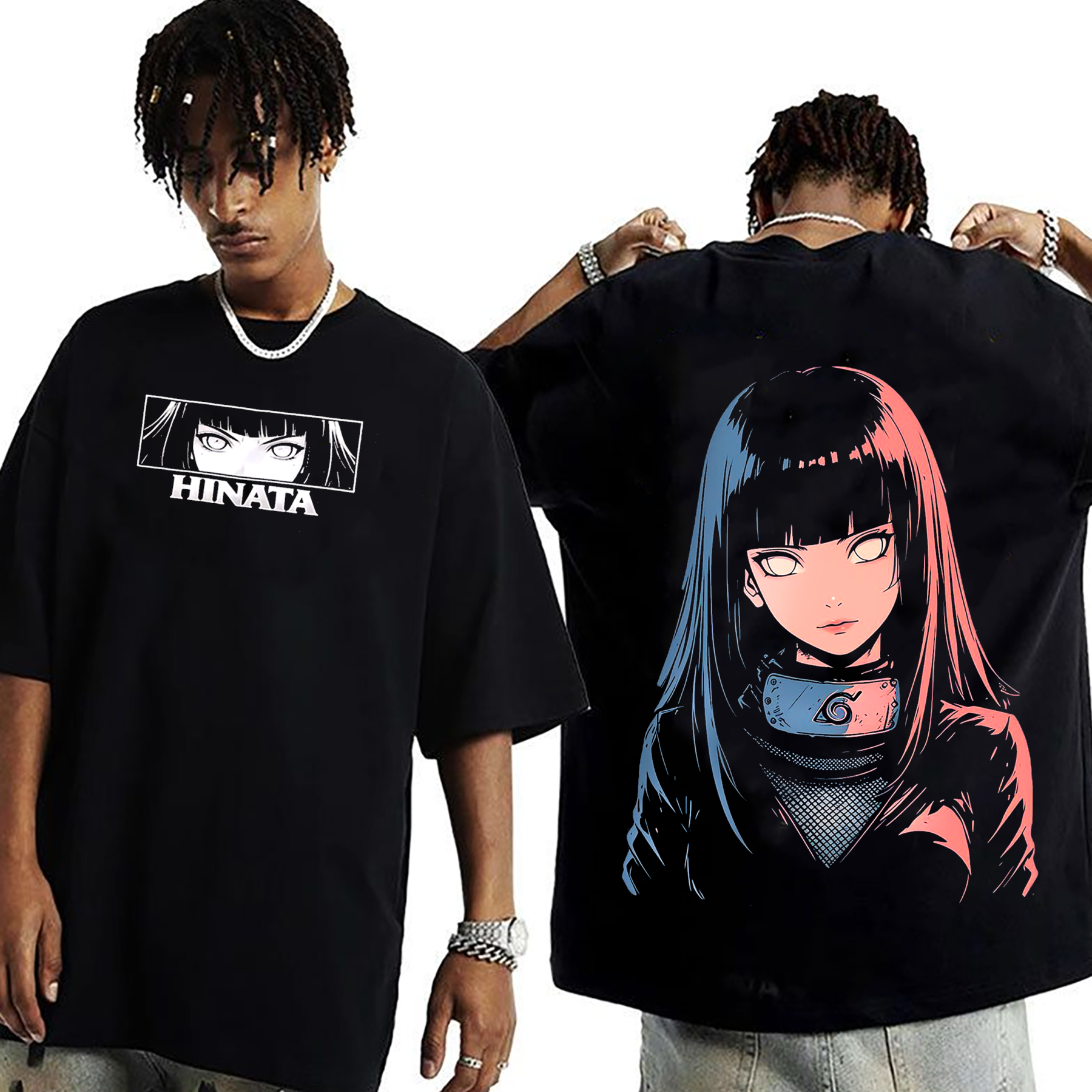 Hinata X Naruto Anime  Oversized T-shirt/Crewneck/Hoodie