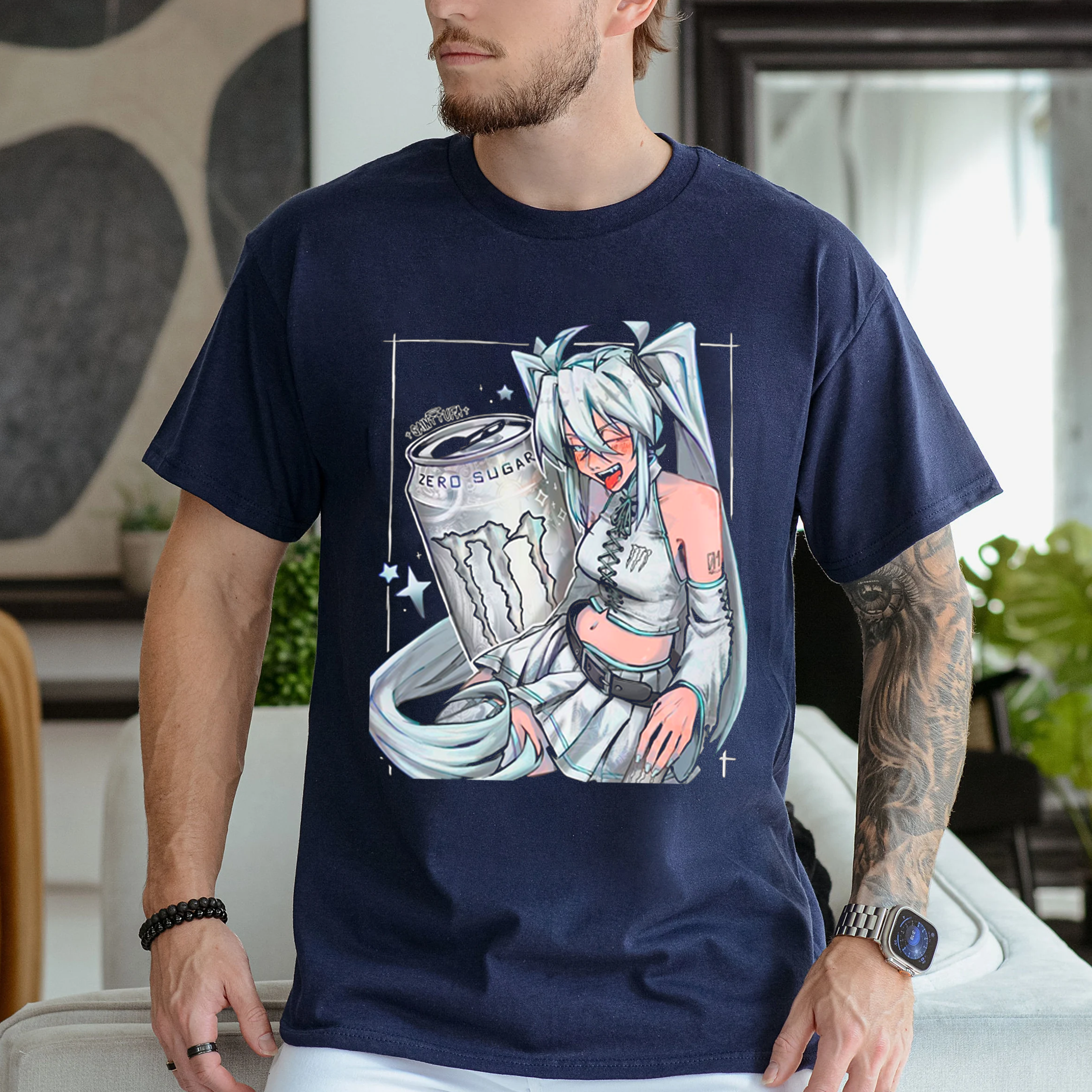 Miku x Monster Energy Art Unisex T-shirt/Crewneck/Hoodie
