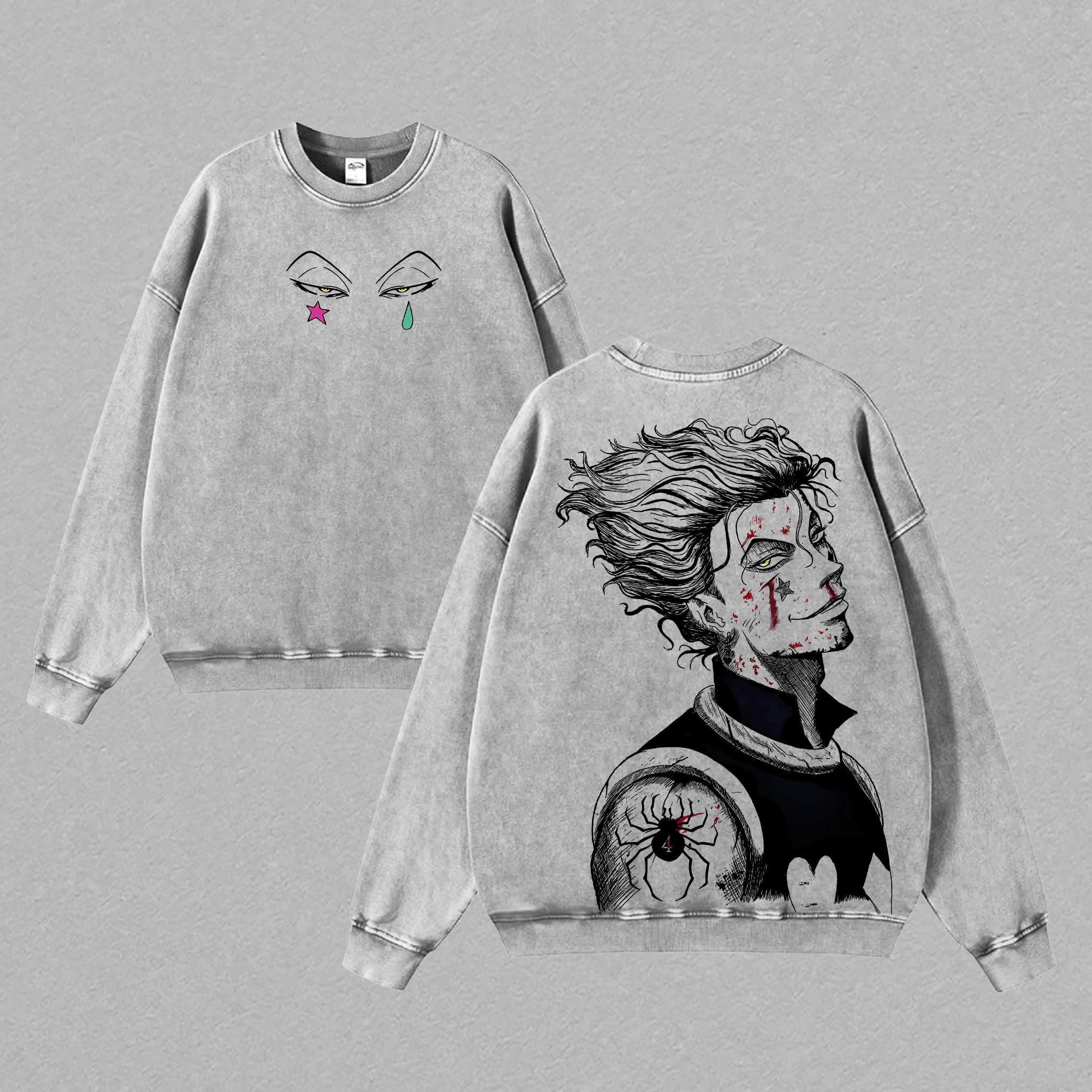 Hisoka Morow Hunter x Hunter Anime Unisex Washed T-Shirt