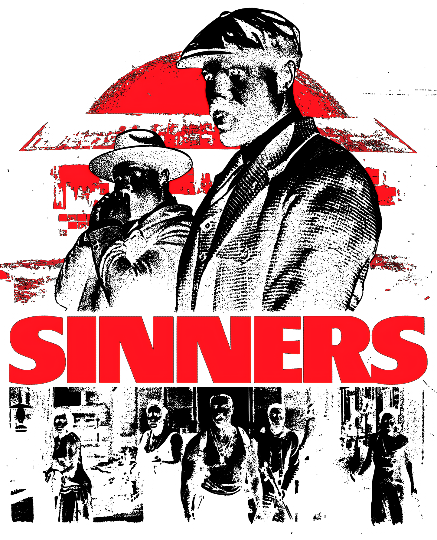 Sinners Movie Oversized T-shirt/Crewneck/Hoodie