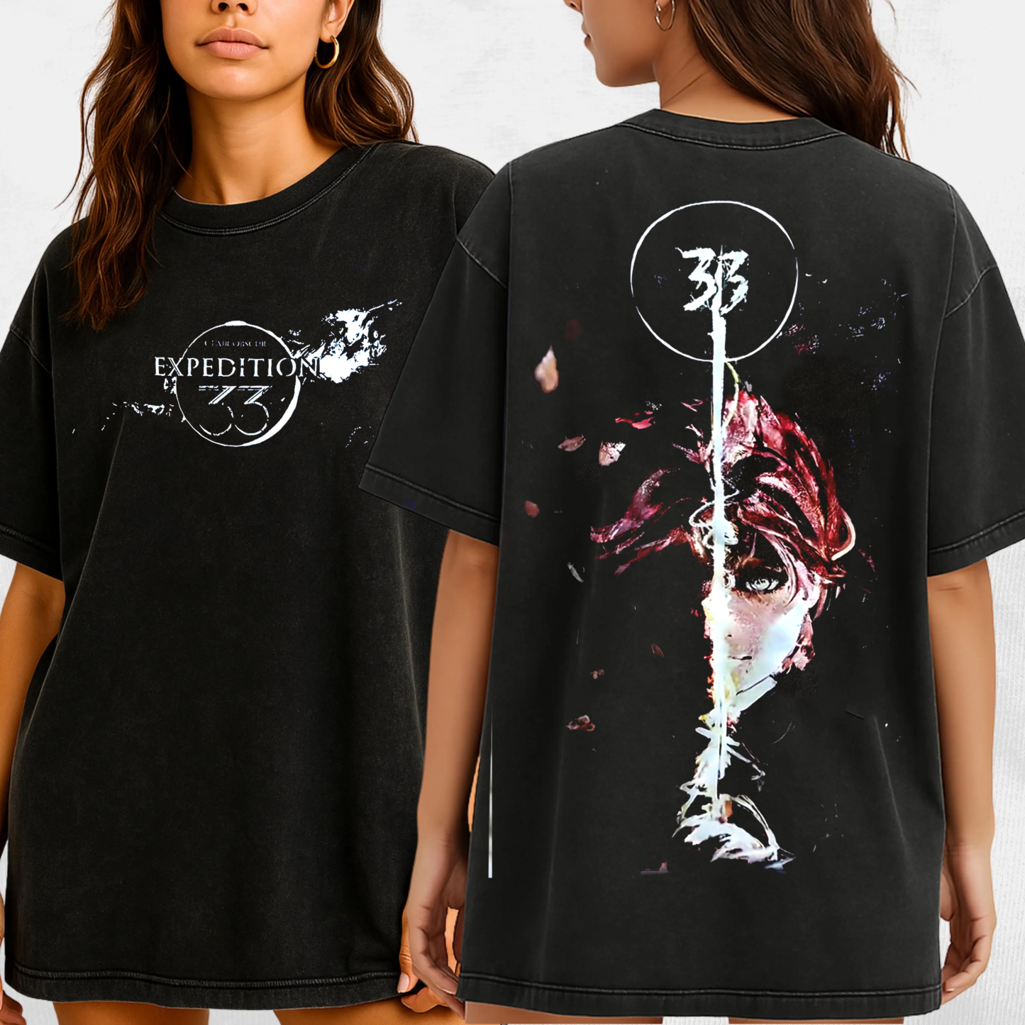 Clair Obscur Expedition 33 Unisex Washed T-Shirt