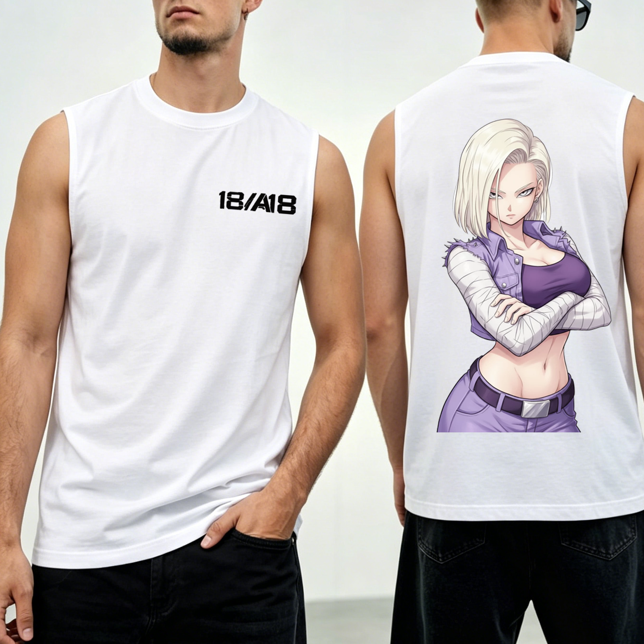 Android 18,Dragon Ball Z Oversize Unisex Shirts/Crewneck/Hoodie