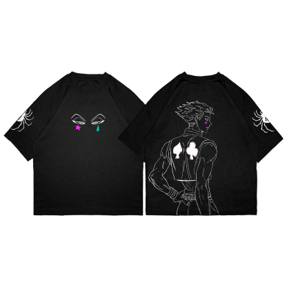 Hisoka Hunter x Hunter Anime Washed T-shirt/Crewneck/Hoodie