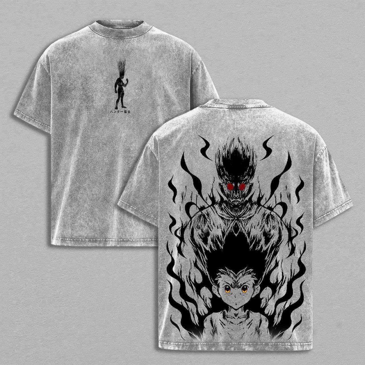 Hunter x Hunter Gon Anime Unisex Washed T-Shirt