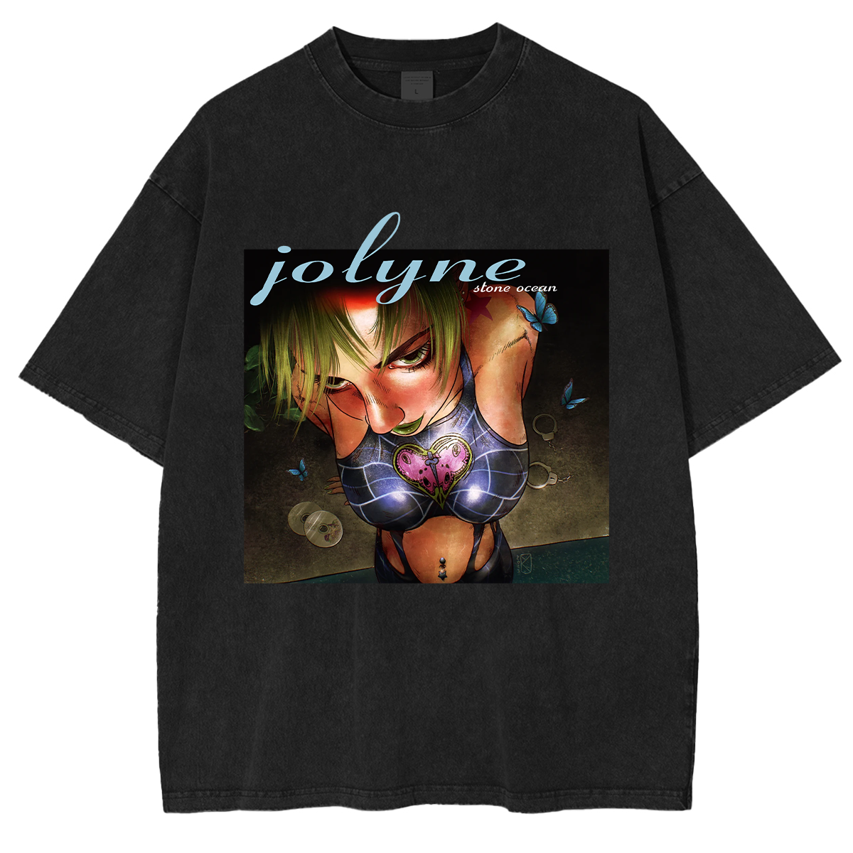 Jolyne Cujoh Stone Ocean ,JoJos Bizarre Adventure  Anime Vintage Oversized T-shirt/Crewneck/Hoodie