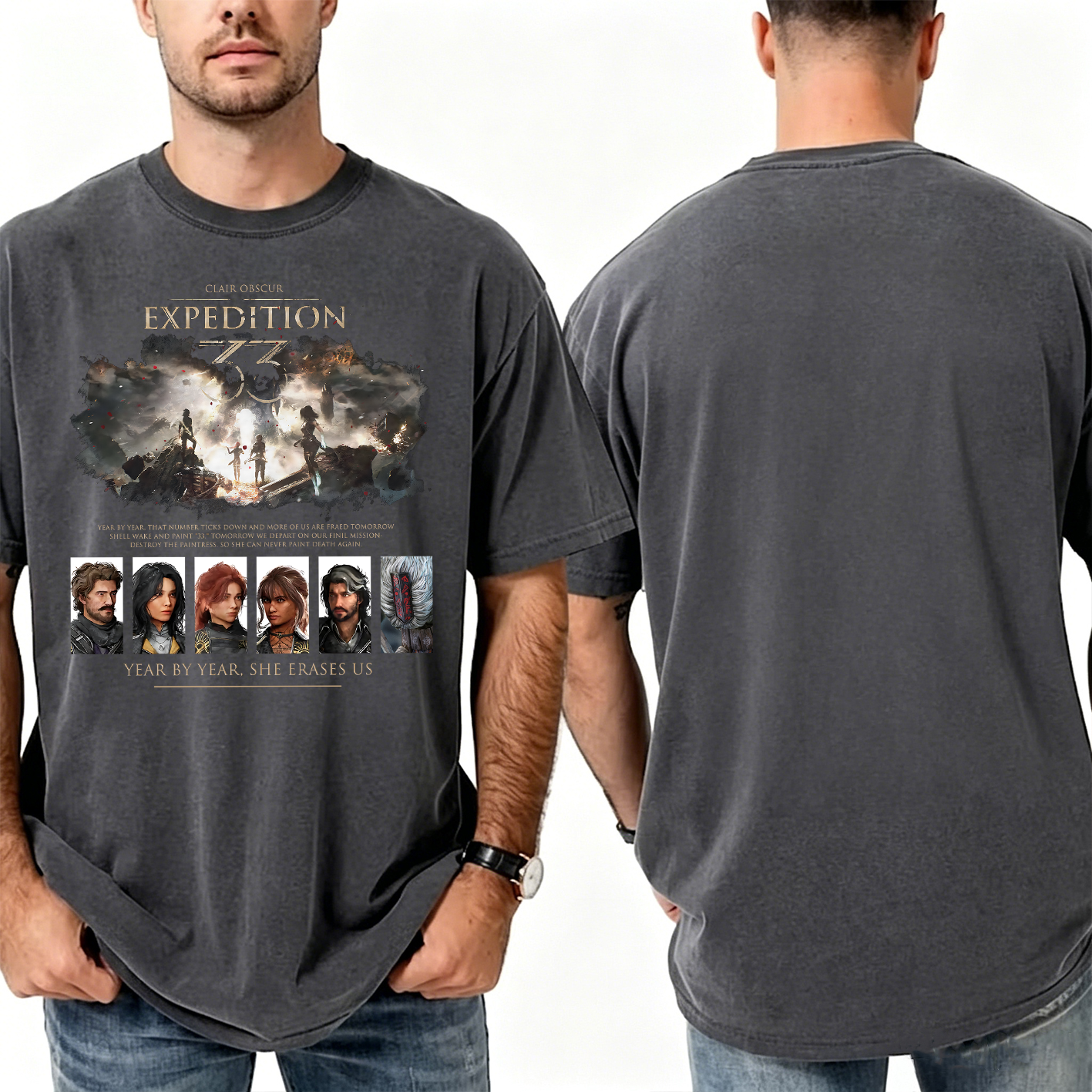 Clair Obscur Expedition 33 Oversized T-shirt/Crewneck/Hoodie