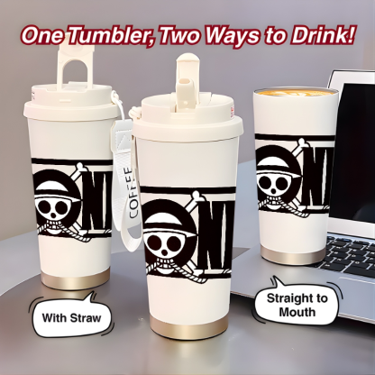 One Piece Tumbler Anime Chibi Lucu 500ml