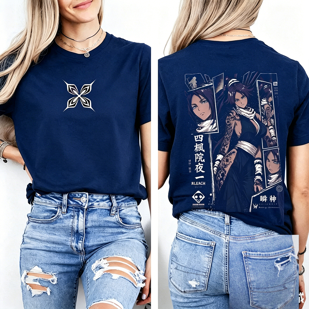 Bleach Yoruichi Vintage Unisex  Washed T-Shirt