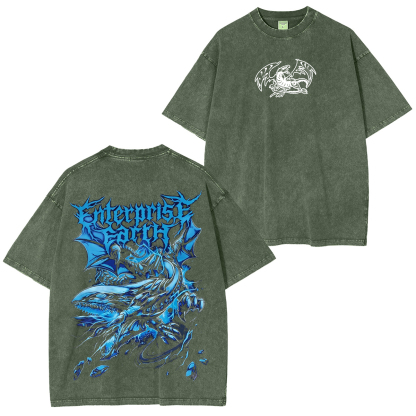 [Copy]Remera Skeletor Unisex Washed T-Shirt