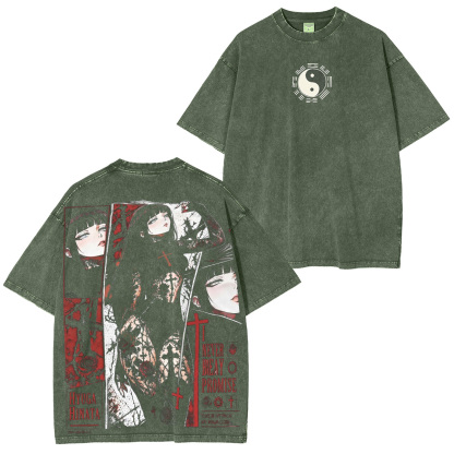 Naruto Hinata Vintage Washed T-shirt/Crewneck/Hoodie