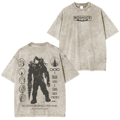 BioShock Would You Kindly Big Daddy Vintage Washed T-shirt/Crewneck/Hoodie