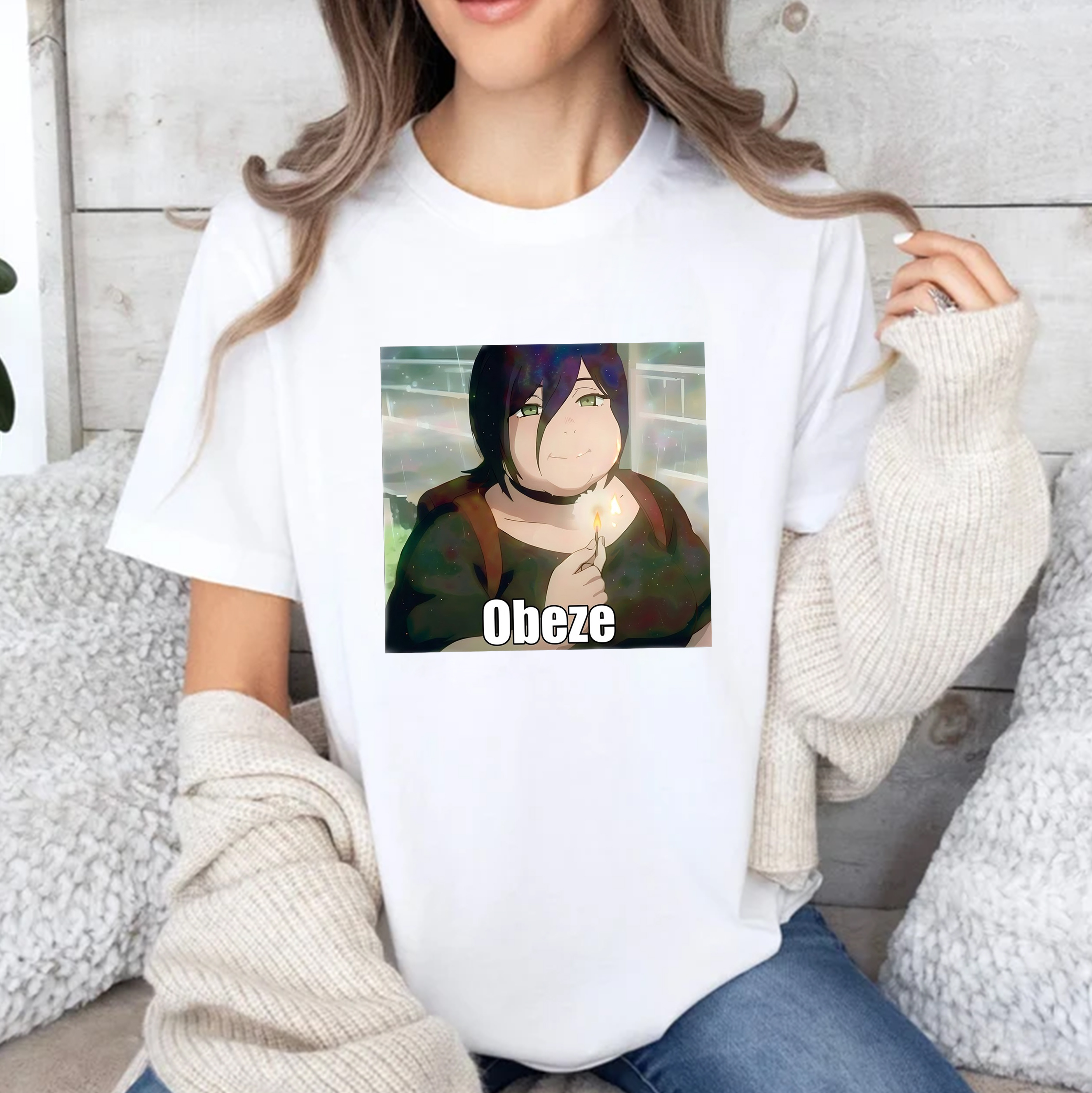 Chainsaw Man Reze Oversized T-shirt/Crewneck/Hoodie