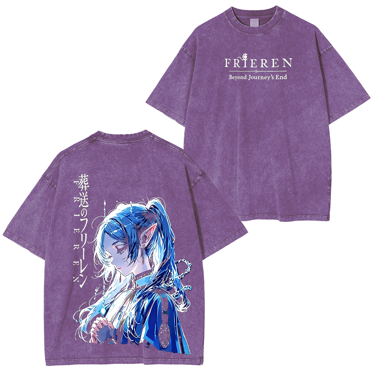 Inuyasha Vintage Unisex  Washed T-Shirt