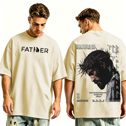 Father Forgive ThemOversized T-shirt/Crewneck/Hoodie