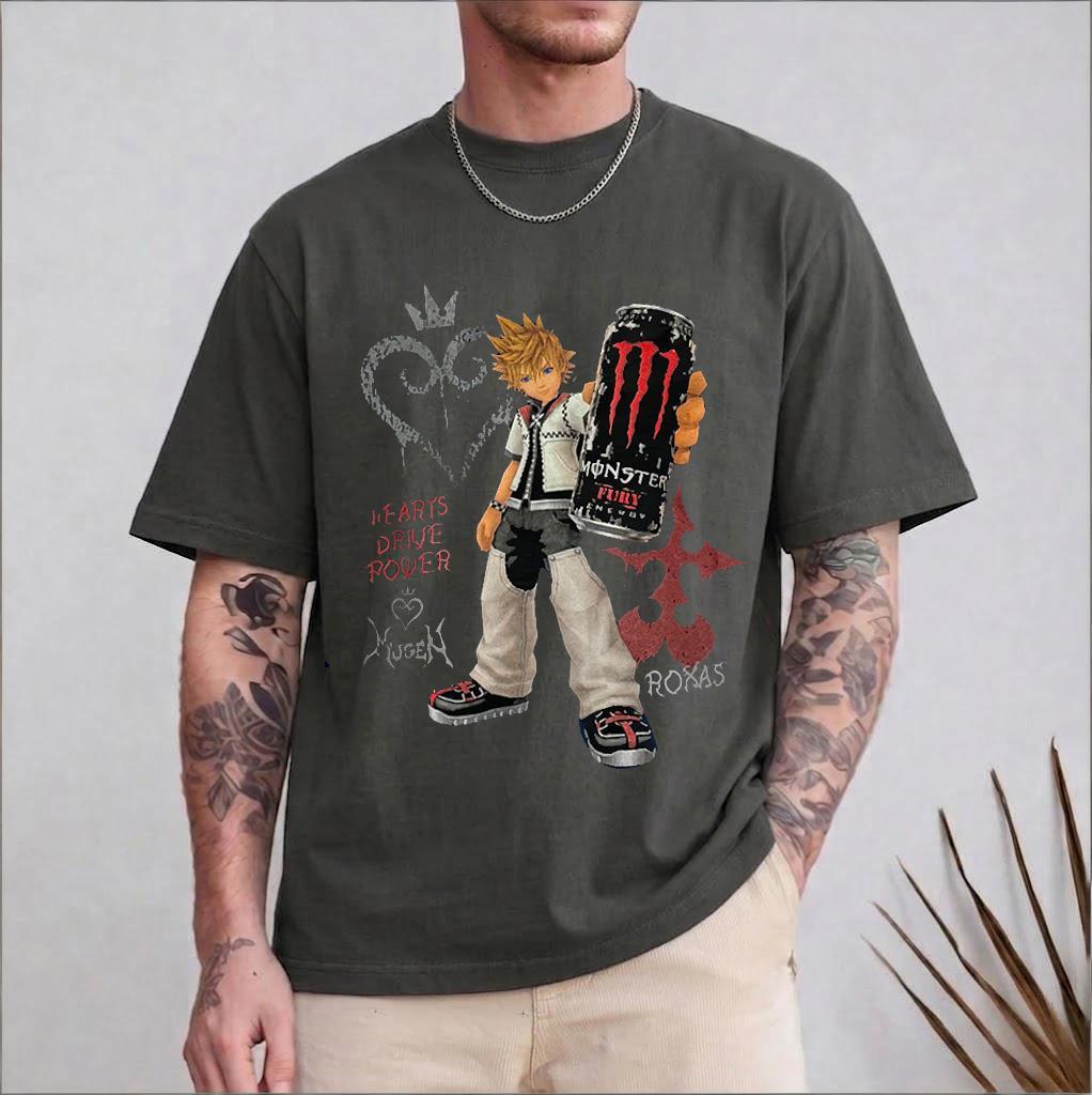 Sora Kingdom Hearts Oversized T-shirt/Crewneck/Hoodie