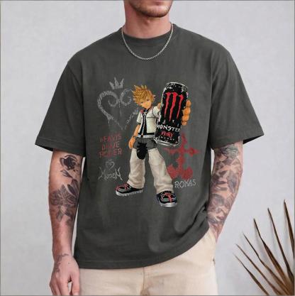 Sora Kingdom Hearts Oversized T-shirt/Crewneck/Hoodie