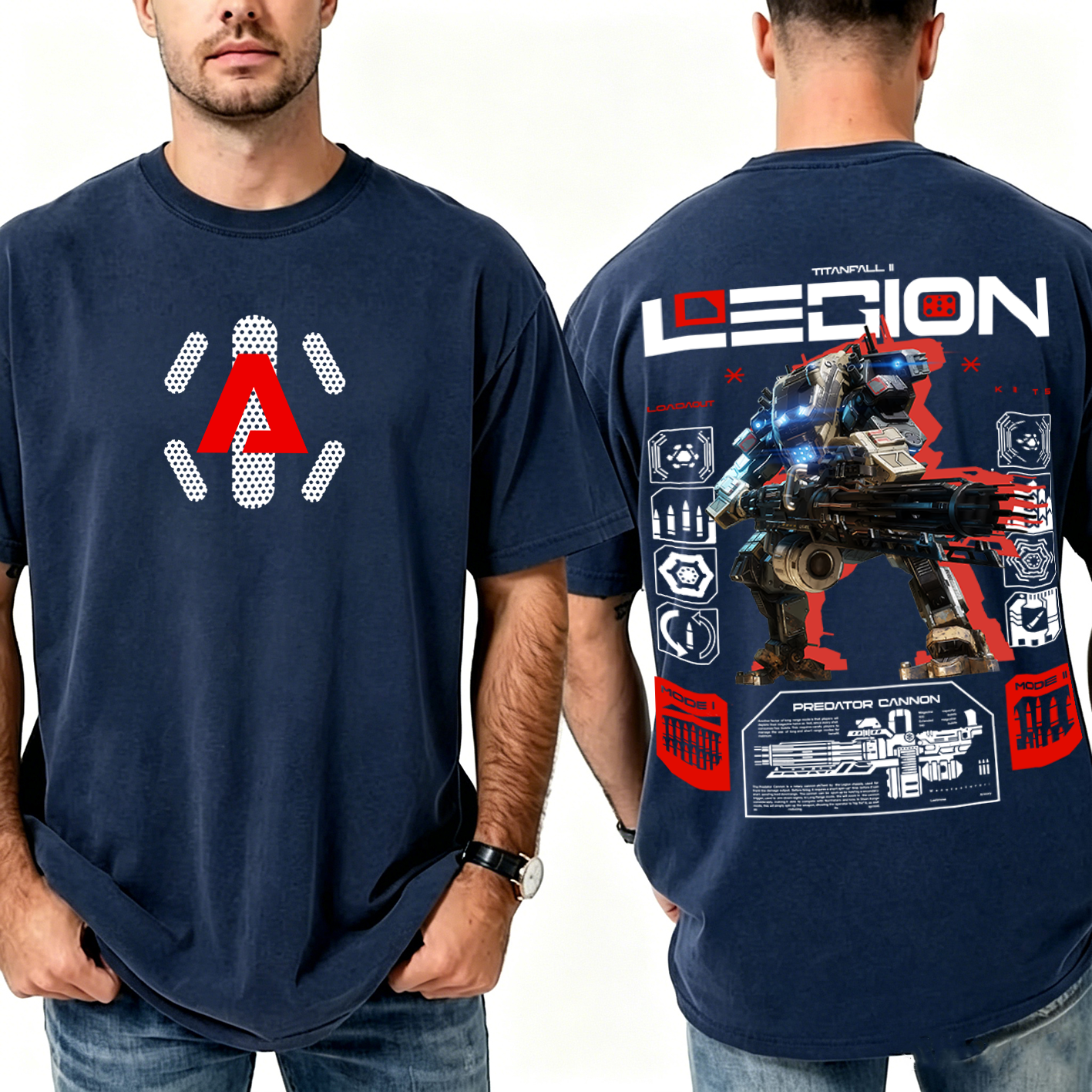 Legion Titanfall  Unisex Washed T-Shirt