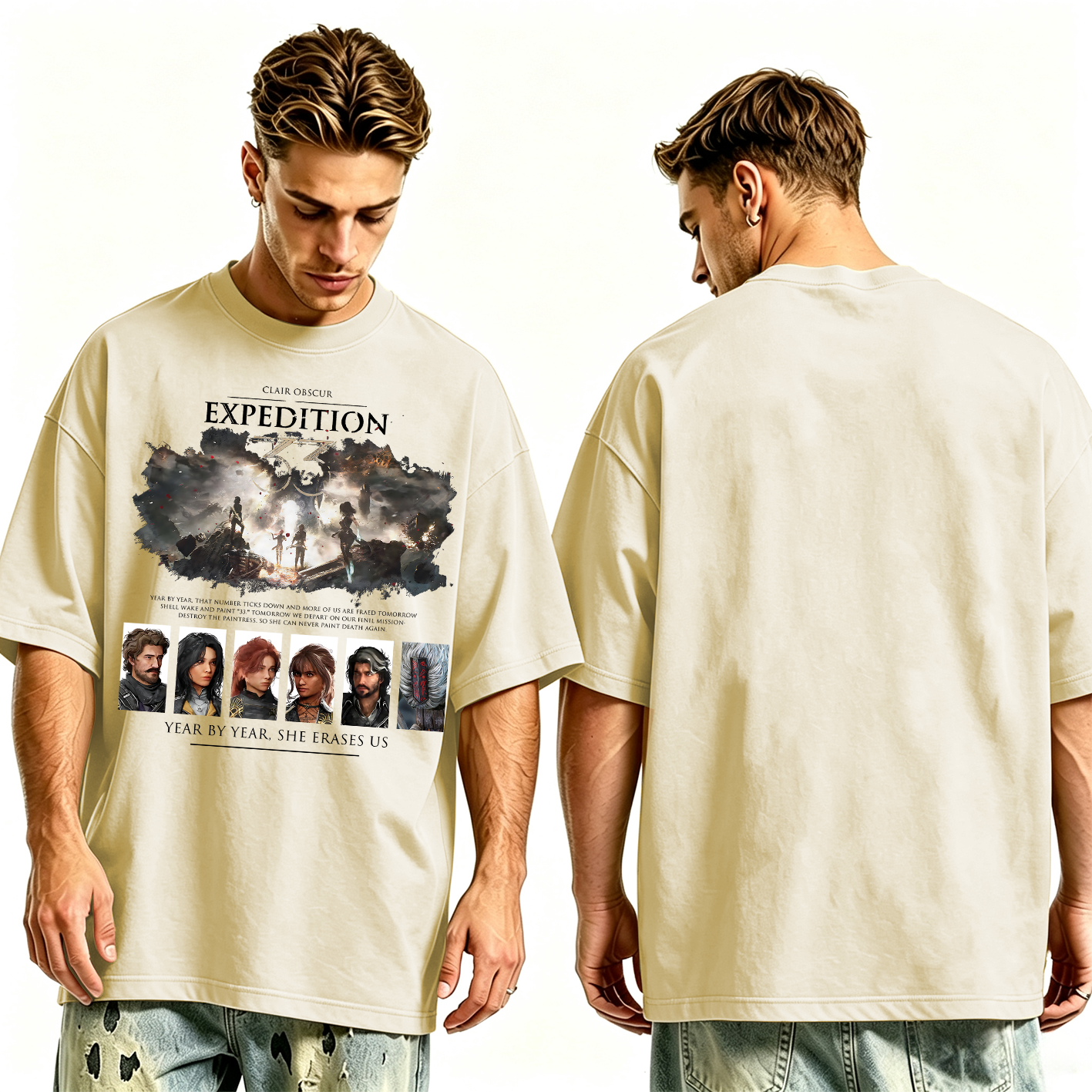 Clair Obscur Expedition 33 Oversized T-shirt/Crewneck/Hoodie