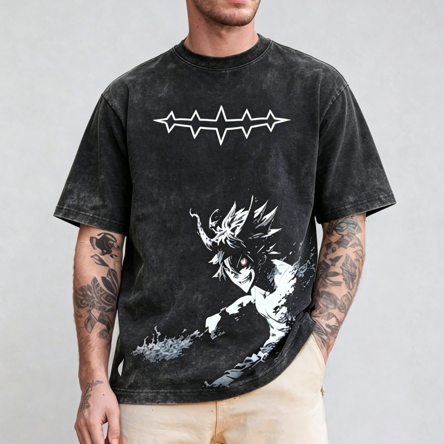Black Clover Aska Vintage Tee