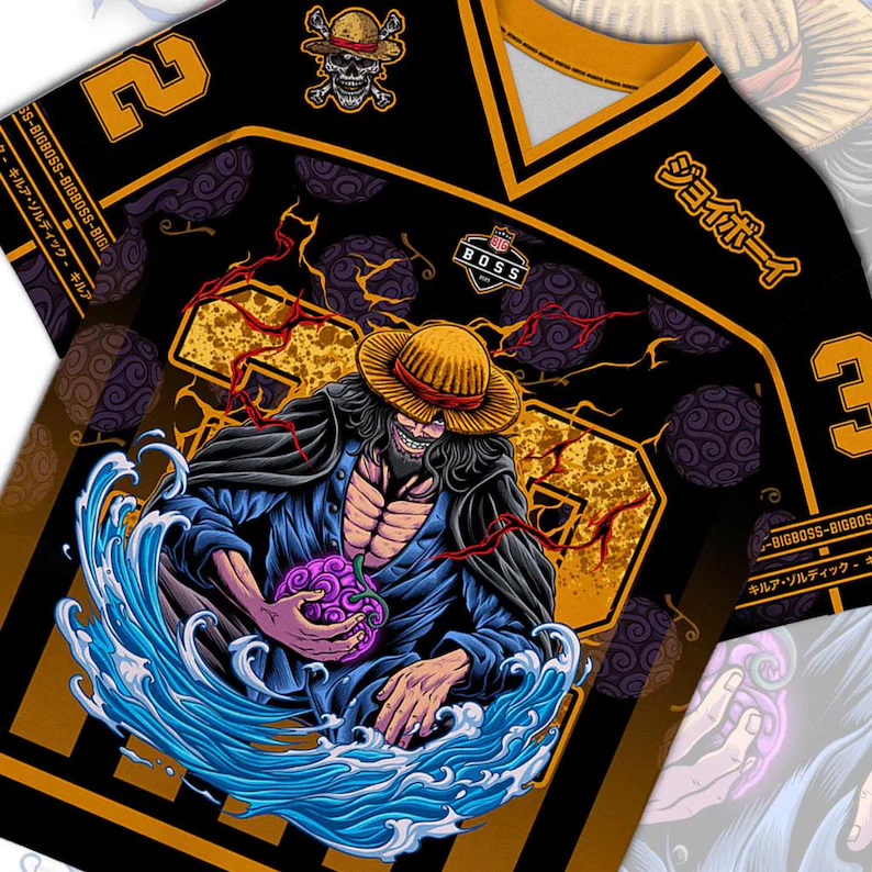 One Piece Sun God Nika Oversized Jersey